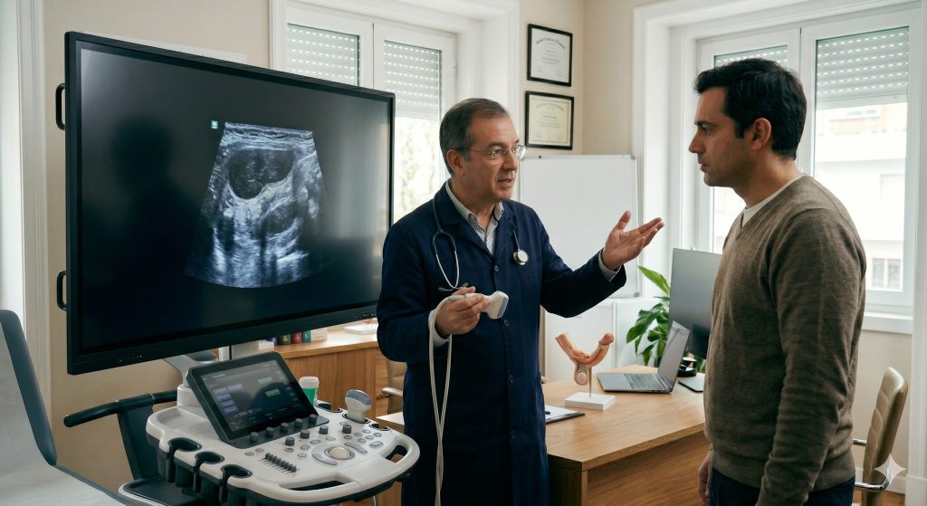 Especialista em urologia explica alterações da curvatura peniana durante a fase aguda da Doença de Peyronie.